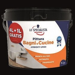 LO SPECIALISTA - MCS Pittura Bagni e Cucine 4+1 Lt