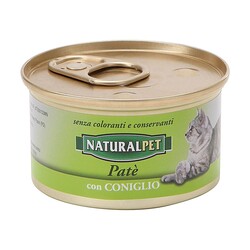 NATURAL PET - Naturalpet Patè 85 gr Coniglio