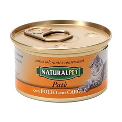 NATURAL PET - Naturalpet Patè 85 gr Pollo con Carote