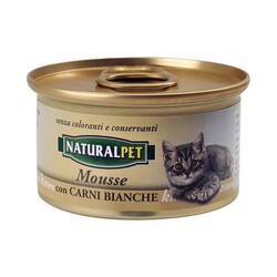 NATURAL PET - Naturalpet Kitten Mousse con carni bianche 85 gr.