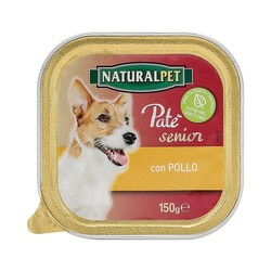 NATURAL PET - Naturalpet Dog Patè Senior 150 gr Pollo