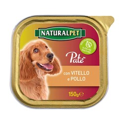 NATURAL PET - Naturalpet Dog Patè 150 gr Vitello e Pollo