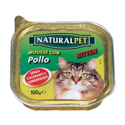 NATURAL PET - Naturalpet Mousse Kitten 100 Gr Pollo