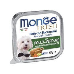 Felix - Monge Fresh Patè Cani 100 gr Pollo e Verdure