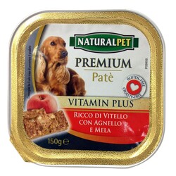 NATURAL PET - Naturalpet Patè Premium Vitamin Plus 150 gr Vitell