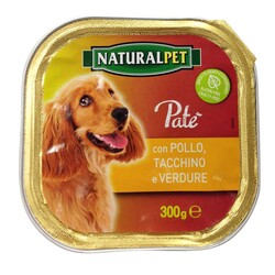 NATURAL PET - Naturalpet Patè Dog 300 gr Pollo Tacchino Verdure