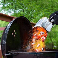 Barbecue a Carbonella con Rotelle
