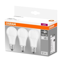 OSRAM - Set 3 Lampadine Led P 60 CW FIL FR  BOX3