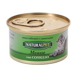 NATURAL PET - Naturalpet Cat Adult Coniglio 85 gr