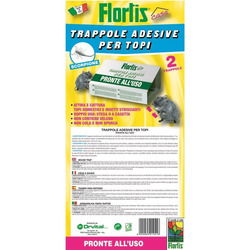 FLORTIS - Trappole adesive topi flow pack 2 p