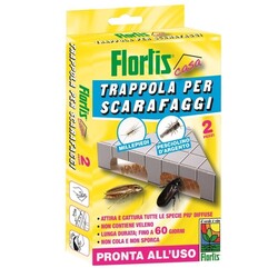 FLORTIS - Trappole scarafaggi triangolari 2 p