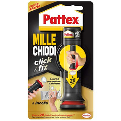 PATTEX - Pattex millechiodi click&fix 30gx12 - avana