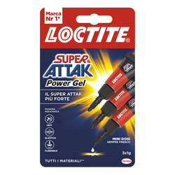 LOCTITE - Loctite super attak minitrio power flex 3x1g