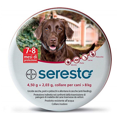 Scheda Tecnica Seresto Collare Cani Medio/Grande > 8 kg