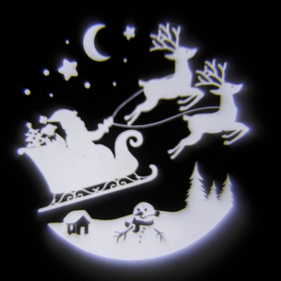 Proiettore_Babbo_Natale_Slitta_xmasking